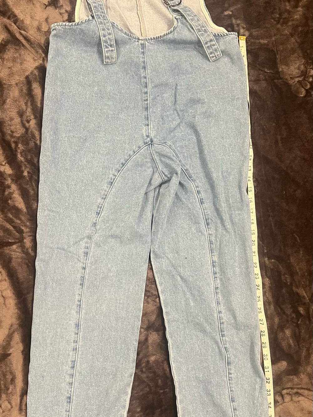 Free People High Roller Style Slouchy Denim Overalls Jumpsuit Small